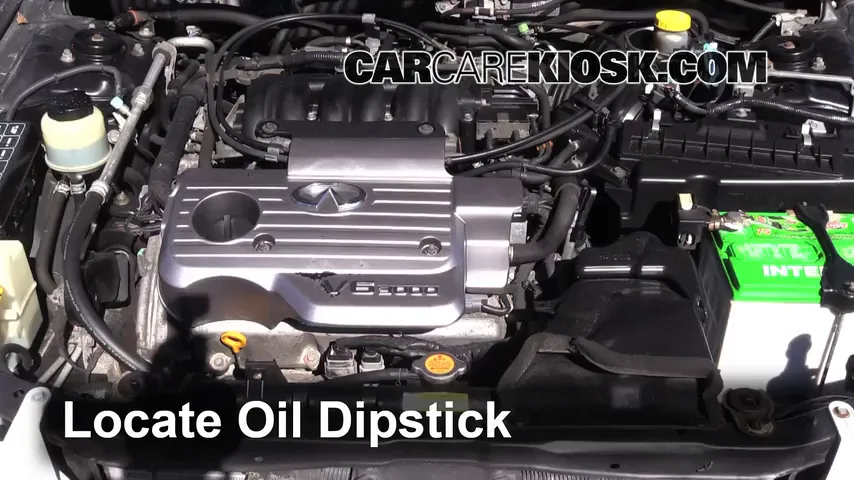 2001 Infiniti I30 T 3.0L V6 Oil Check Oil Level